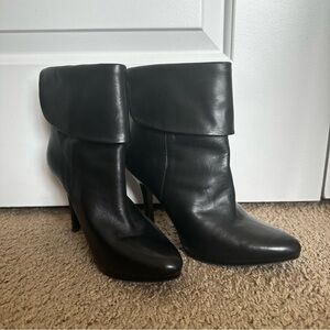 Polo by Ralph Lauren Leola Black Heeled Pointed Toe Boots